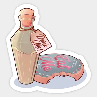 Wonderland Treats Sticker